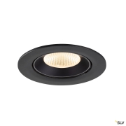 NUMINOS® GIMBLE L, Deckeneinbauleuchte, 2700 K, 40°, IP20, rund, schwarz