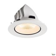 NUMINOS® GIMBLE L, Deckeneinbauleuchte, 2700 K, 40°, IP20, rund, weiß