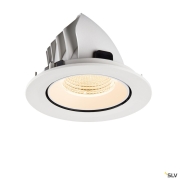 NUMINOS® GIMBLE L, Deckeneinbauleuchte, 2700 K, 55°, IP20, rund, weiß
