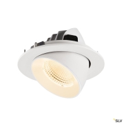 NUMINOS® GIMBLE L, Deckeneinbauleuchte, 2700 K, 55°, IP20, rund, weiß