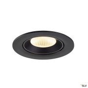 NUMINOS® GIMBLE L, Deckeneinbauleuchte, 3000 K, 40°, IP20, rund, schwarz