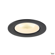 NUMINOS® GIMBLE L, Deckeneinbauleuchte, 3000 K, 40°, IP20, rund, schwarz / weiß