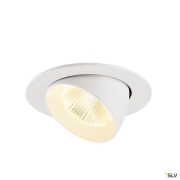 NUMINOS® GIMBLE L, Deckeneinbauleuchte, 3000 K, 40°, IP20, rund, weiß