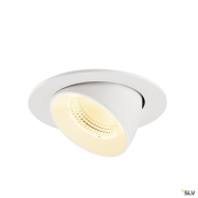 NUMINOS® GIMBLE L, Deckeneinbauleuchte, 3000 K, 55°, IP20, rund, weiß