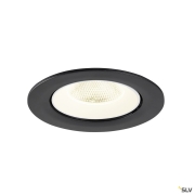 NUMINOS® GIMBLE L, Deckeneinbauleuchte, 4000 K, 20°, IP20, rund, schwarz / weiß