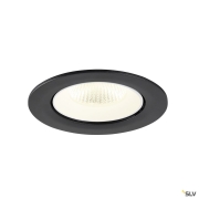 NUMINOS® GIMBLE L, Deckeneinbauleuchte, 4000 K, 40°, IP20, rund, schwarz / weiß
