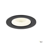 NUMINOS® GIMBLE L, Deckeneinbauleuchte, 4000 K, 55°, IP20, rund, schwarz / weiß