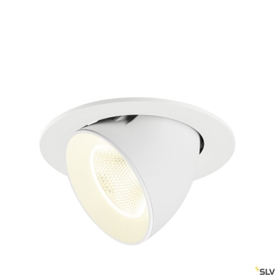 SLV NUMINOS® GIMBLE L, Deckeneinbauleuchte, 4000 K, 20°, IP20, rund, weiß