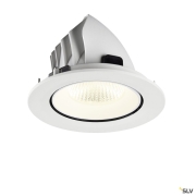 NUMINOS® GIMBLE L, Deckeneinbauleuchte, 4000 K, 40°, IP20, rund, weiß
