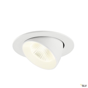NUMINOS® GIMBLE L, Deckeneinbauleuchte, 4000 K, 40°, IP20, rund, weiß