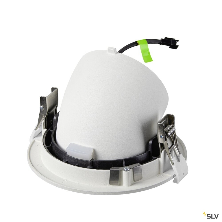 SLV NUMINOS® GIMBLE L, Deckeneinbauleuchte, 4000 K, 55°, IP20, rund, weiß