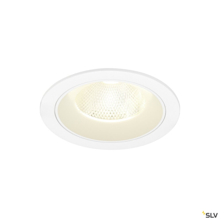 SLV NUMINOS® L, Deckeneinbauleuchte, 4000 K, 20°, IP20, rund, weiß