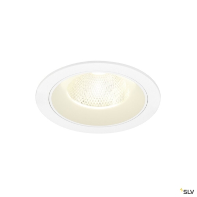 SLV NUMINOS® L, Deckeneinbauleuchte, 4000 K, 20°, IP20, rund, weiß