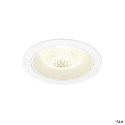 SLV NUMINOS® L, Deckeneinbauleuchte, 4000 K, 40°, IP20, rund, weiß