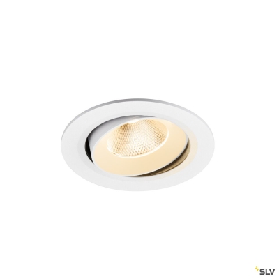 SLV NUMINOS® MOVE L, Deckeneinbauleuchte, 2700 K, 20°, IP20, rund, weiß
