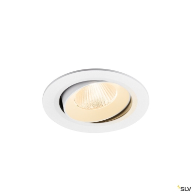 SLV NUMINOS® MOVE L, Deckeneinbauleuchte, 2700 K, 40°, IP20, rund, weiß