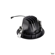 NUMINOS® MOVE L, Deckeneinbauleuchte, 3000 K, 40°, IP20, rund, schwarz / weiß