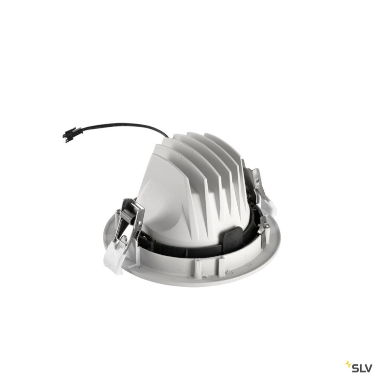SLV NUMINOS® MOVE L, Deckeneinbauleuchte, 3000 K, 40°, IP20, rund, weiß
