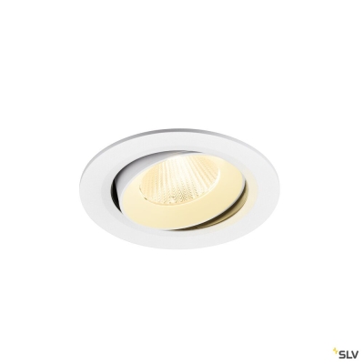 SLV NUMINOS® MOVE L, Deckeneinbauleuchte, 3000 K, 40°, IP20, rund, weiß