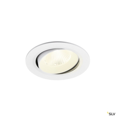 SLV NUMINOS® MOVE L, Deckeneinbauleuchte, 4000 K, 40°, IP20, rund, weiß