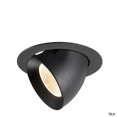 SLV NUMINOS® GIMBLE XL, Deckeneinbauleuchte,, 2700 K, 20°, schwarz