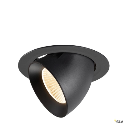 SLV NUMINOS® GIMBLE XL, Deckeneinbauleuchte,, 2700 K, 40°, schwarz