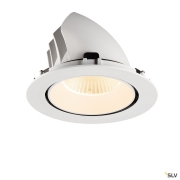 NUMINOS® GIMBLE XL, Deckeneinbauleuchte,, 2700 K, 40°, weiß