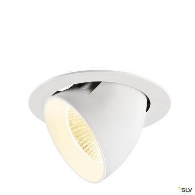 SLV NUMINOS® GIMBLE XL, Deckeneinbauleuchte,, 3000 K, 20°, weiß