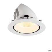 NUMINOS® GIMBLE XL, Deckeneinbauleuchte,, 3000 K, 40°, weiß