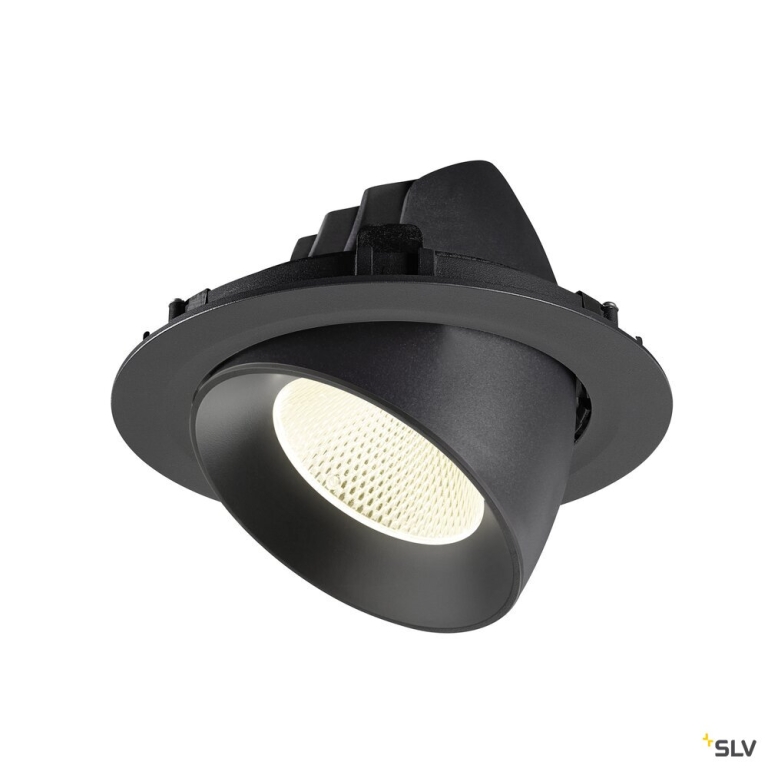 SLV NUMINOS® GIMBLE XL, Deckeneinbauleuchte,, 4000 K, 20°, schwarz