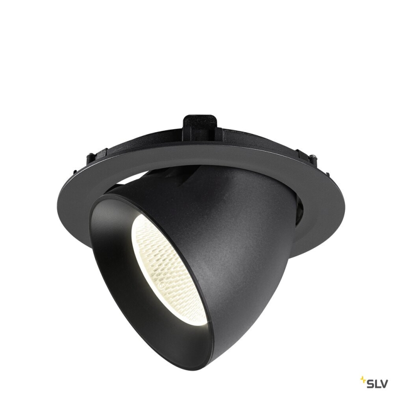 SLV NUMINOS® GIMBLE XL, Deckeneinbauleuchte,, 4000 K, 20°, schwarz