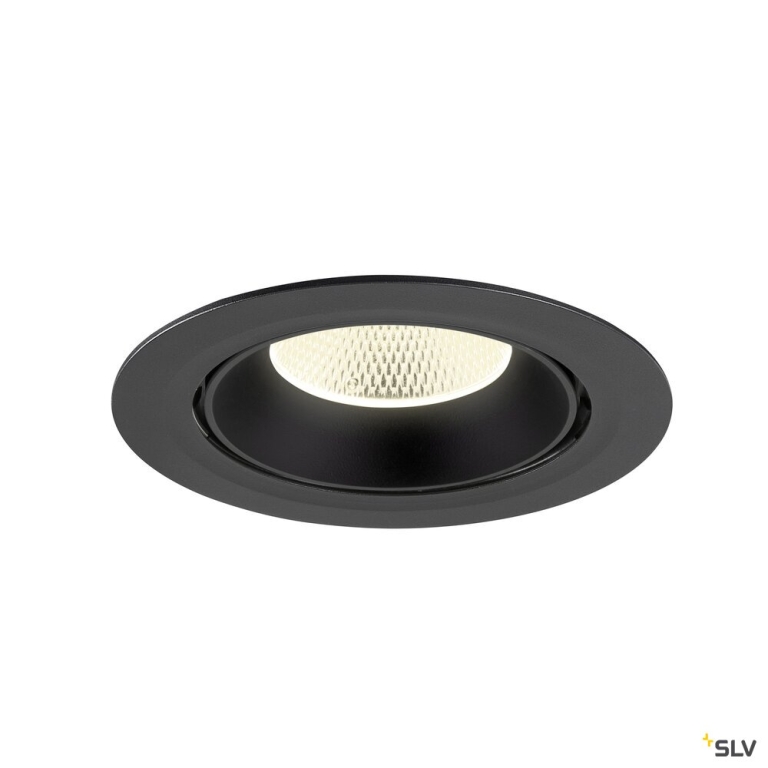 SLV NUMINOS® GIMBLE XL, Deckeneinbauleuchte,, 4000 K, 20°, schwarz