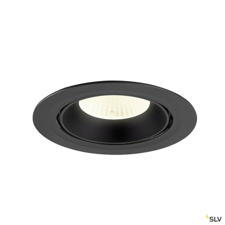 SLV NUMINOS® GIMBLE XL, Deckeneinbauleuchte,, 4000 K, 40°, schwarz