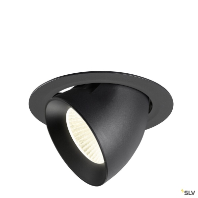 SLV NUMINOS® GIMBLE XL, Deckeneinbauleuchte,, 4000 K, 40°, schwarz