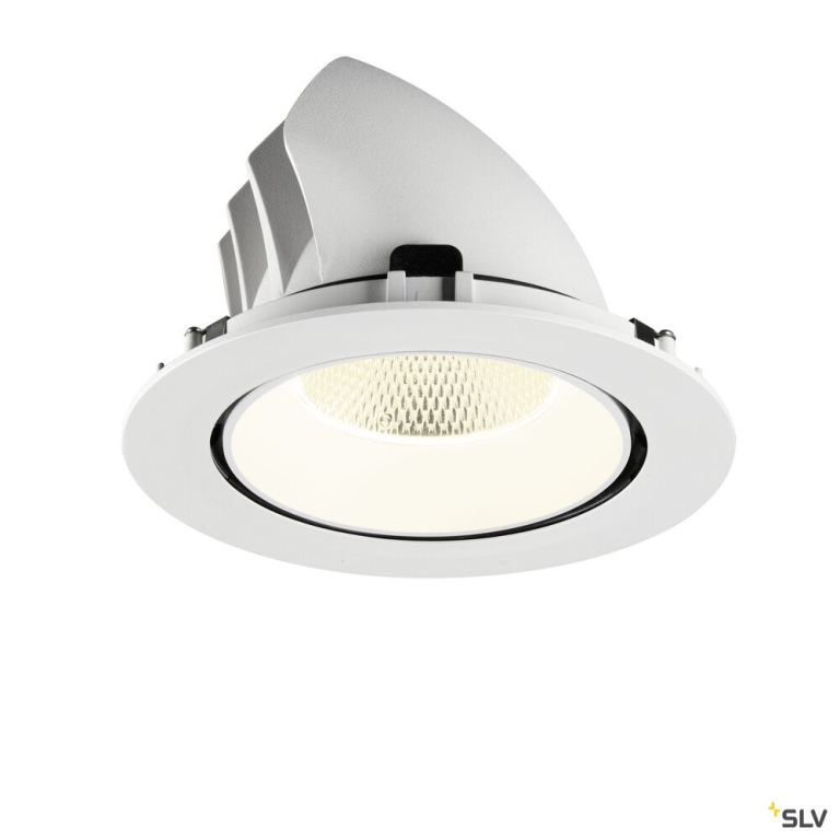 SLV NUMINOS® GIMBLE XL, Deckeneinbauleuchte,, 4000 K, 20°, weiß