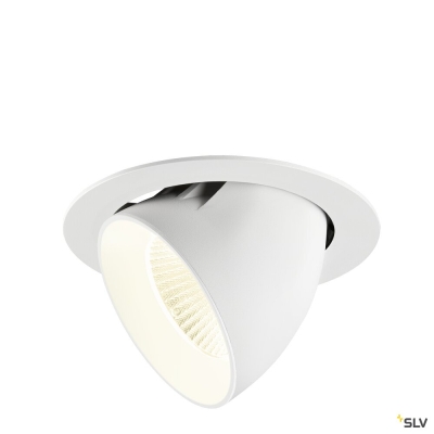 SLV NUMINOS® GIMBLE XL, Deckeneinbauleuchte,, 4000 K, 20°, weiß