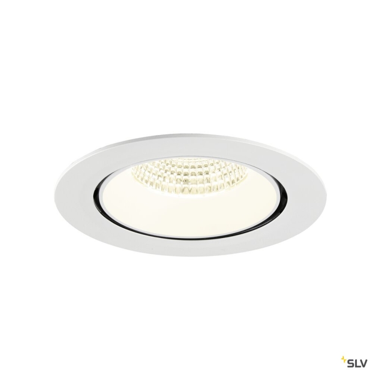 SLV NUMINOS® GIMBLE XL, Deckeneinbauleuchte,, 4000 K, 55°, weiß