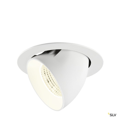 SLV NUMINOS® GIMBLE XL, Deckeneinbauleuchte,, 4000 K, 55°, weiß