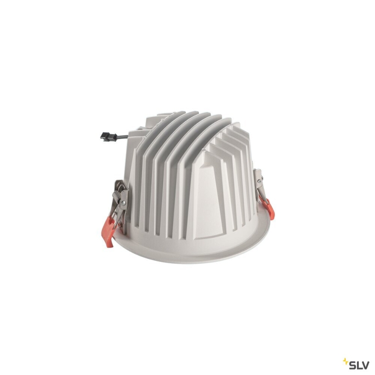 SLV NUMINOS® XL, Deckeneinbauleuchte, 3000 K, 40°, IP20, rund, weiß