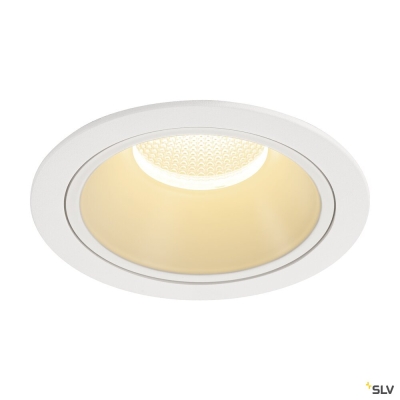 SLV NUMINOS® XL, Deckeneinbauleuchte, 3000 K, 40°, IP20, rund, weiß