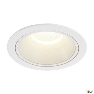 SLV NUMINOS® XL, Deckeneinbauleuchte, 4000 K, 55°, IP20, rund, weiß