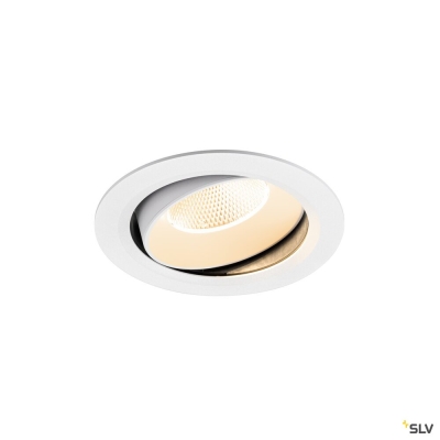 SLV NUMINOS® MOVE XL, Deckeneinbauleuchte, 2700 K, 20°, IP20, rund, weiß