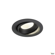NUMINOS® MOVE XL, Deckeneinbauleuchte, 4000 K, 40°, IP20, rund, schwarz