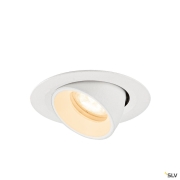 NUMINOS® GIMBLE XS, Deckeneinbauleuchte, 2700 K, 55°, IP20, rund, weiß