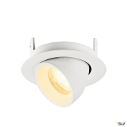 NUMINOS® GIMBLE XS, Deckeneinbauleuchte, 3000 K, 40°, IP20, rund, weiß