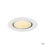 NUMINOS® GIMBLE XS, Deckeneinbauleuchte, 3000 K, 40°, IP20, rund, weiß