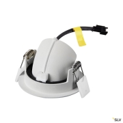NUMINOS® GIMBLE XS, Deckeneinbauleuchte, 3000 K, 40°, IP20, rund, weiß