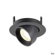 NUMINOS® GIMBLE XS, Deckeneinbauleuchte, 4000 K, 55°, IP20, rund, schwarz