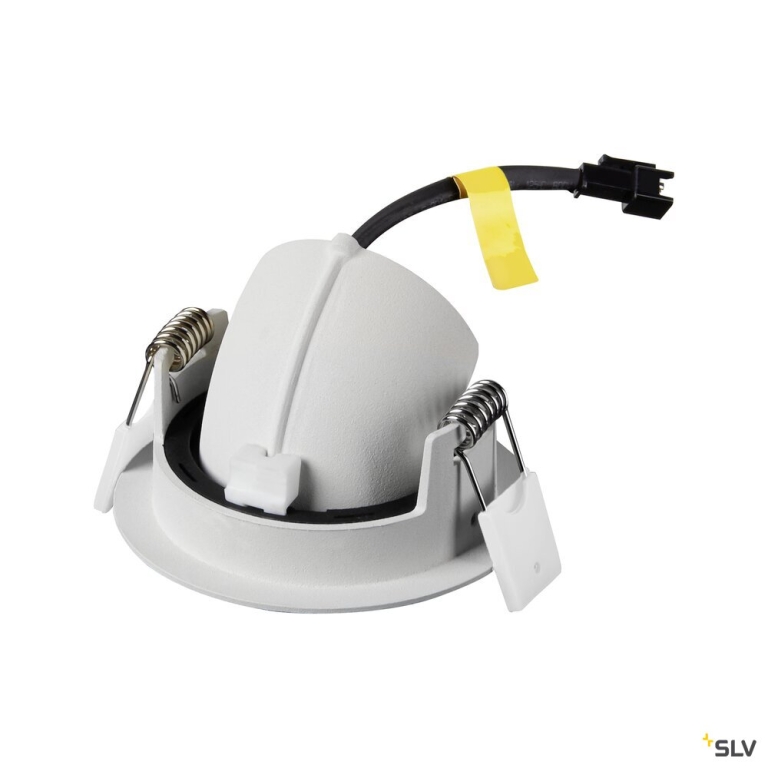 SLV NUMINOS® GIMBLE XS, Deckeneinbauleuchte, 4000 K, 20°, IP20, rund, weiß
