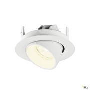 NUMINOS® GIMBLE XS, Deckeneinbauleuchte, 4000 K, 20°, IP20, rund, weiß